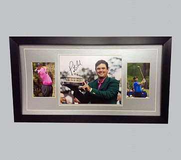 Patrick Reed Signed Colour Photo + 2 Photos