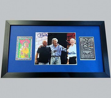 Pink Floyd Signed Colour Photo + 2 Posters