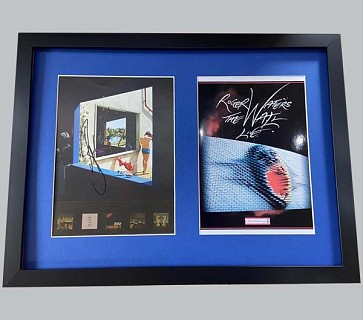 Pink Floyd Poster Signed by Roger Waters + "The Wall Live" Poster