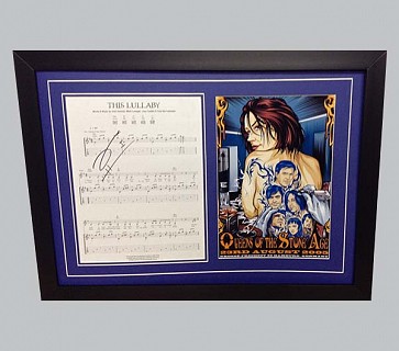 Queens Of The Stone Age "This Lullaby" Signed Song Sheet + Poster