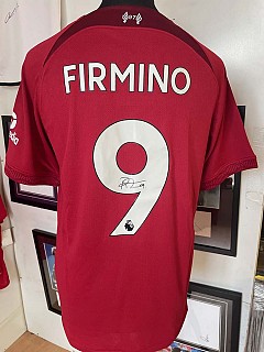 Roberto Firmino Signed Liverpool FC Football Shirt