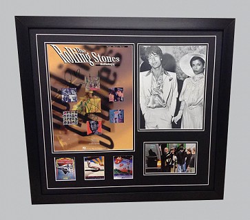Rolling Stones Signed Poster + 2 Signed Photos