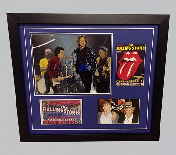 Rolling Stones Signed Photo + 2 Posters & Photo