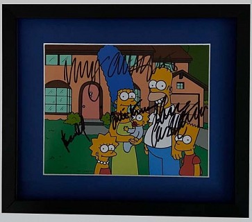 The Simpsons Multi-Cast Signed Colour Photo