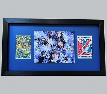 Stone Roses Signed Colour Photo + 2 Colour Posters