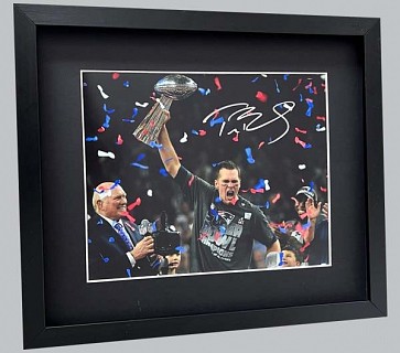Tom Brady Signed Super Bowl Colour Photo