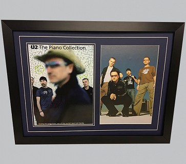 U2 Signed Colour Poster + Colour Photo