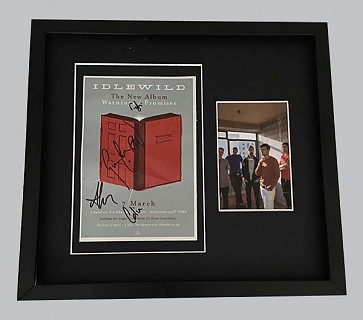 Idlewild "Warnings / Promises" Signed Poster + Colour Photo