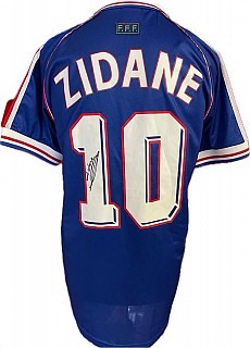Zinedine Zidane Signed France No 10 Football Shirt