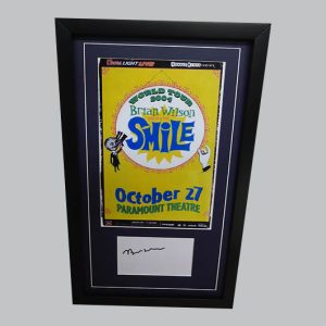 Brian Wilson Signed Music Memorabilia
