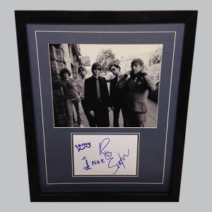 Kaiser Chiefs Signed Postcard + Black & White Photo