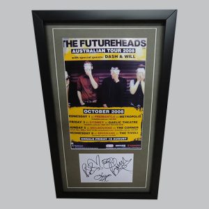 The Futureheads Signed Rock Memorabilia