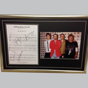 Travis Signed Rock Music Memorabilia