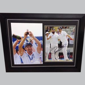 Alastair Cook Signed Colour England Photo + Photo