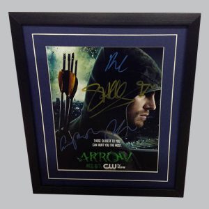 Arrow Multi-Cast Signed Colour TV Poster