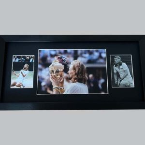 Bjorn Borg Signed Colour Photo + 2 Photos