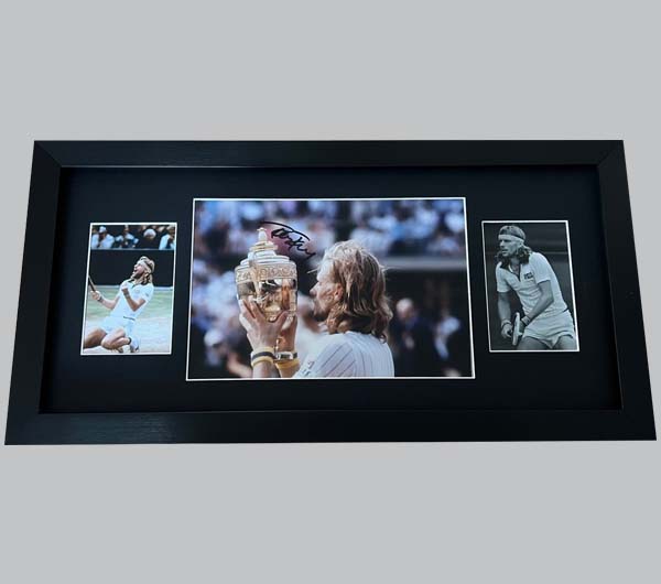 Bjorn Borg Signed Colour Photo + 2 Photos