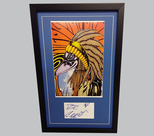 The Black Crowes Signed Postcard + Colour Poster