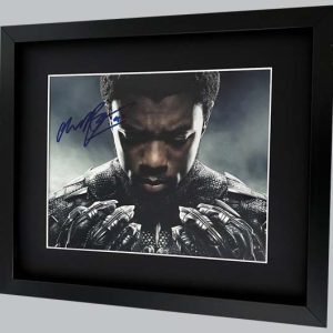 Black Panther Colour Photo Signed by Chadwick Boseman