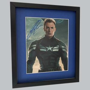 Captain America Colour Photo Signed by Chris Evans