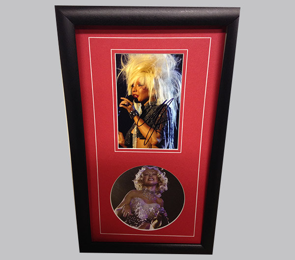 Christina Aguilera Signed Music Memorabilia