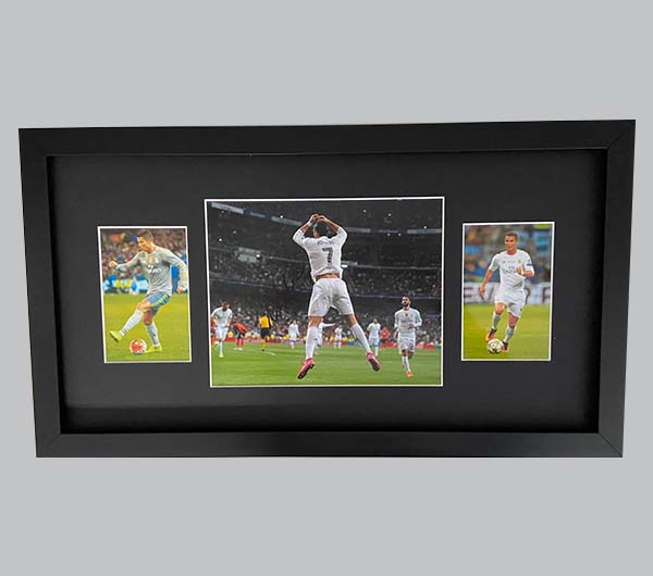 Ronaldo Signed Colour Photo + 2 Photos