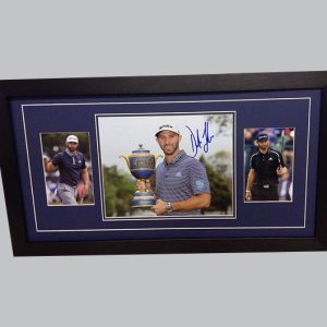 Dustin Johnson Signed Colour Photo + 2 Photos