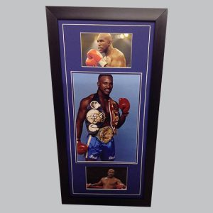 Evander Holyfield Signed Colour Photo + 2 Photos