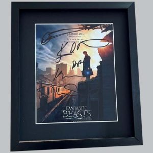 Fantastic Beasts Multi-Cast Signed Colour Film Poster