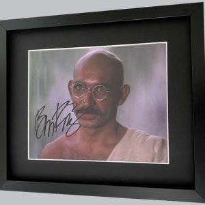 Gandhi Colour Photo Signed by Ben Kingsley