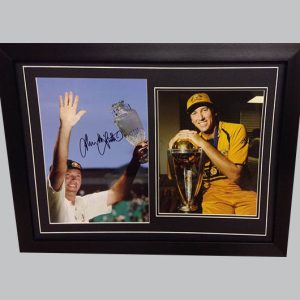 Glenn McGrath Signed Colour Australia Photo + Photo