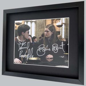 Harry Potter Colour Photo Signed by Daniel Radcliffe & Bonnie Wright