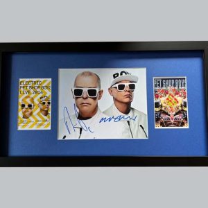 Pet Shop Boys Signed Colour Photo + 2 Posters