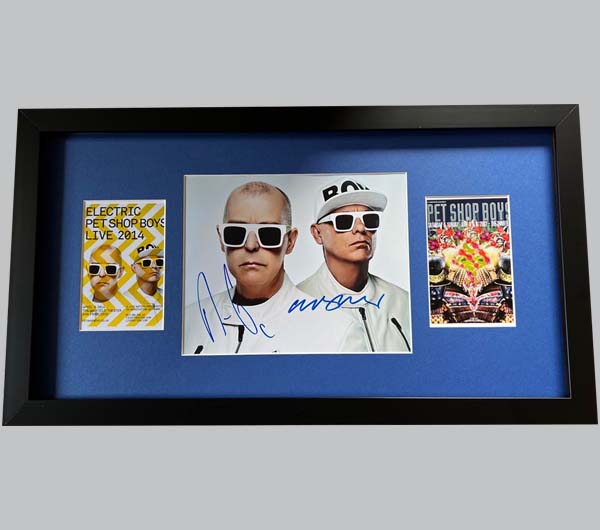 Pet Shop Boys Signed Colour Photo + 2 Posters