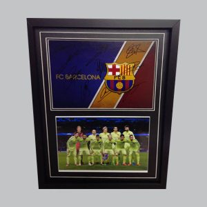 Barcelona Multi Player Signed Memorabilia