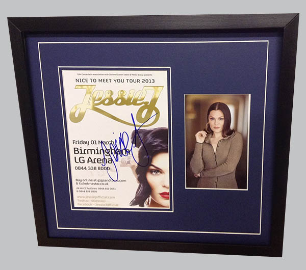 Jessie J Signed Concert Flyer + Colour Photo