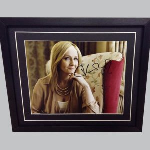 JK Rowling Signed Colour Photo
