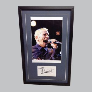 Johnny Rotten Signed Postcard + Photo
