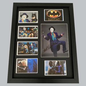 Batman's Joker Photo Signed by Jack Nicholson + 6 Colour Postcards