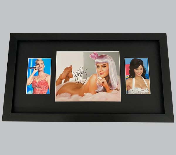 Katy Perry Signed Colour Photo + 2 Colour Photos