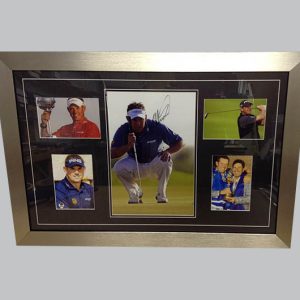 Lee Westwood Signed Colour Photo + 4 Photos