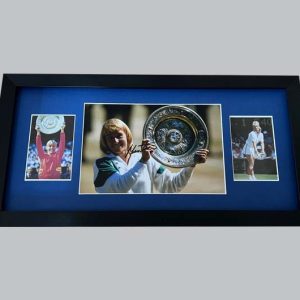 Martina Navratilova Signed Colour Photo + 2 Photos