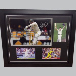 Michael Clarke Signed Colour Photo + 3 Photos