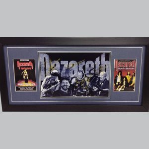 Nazareth Signed Band Photo + 2 Posters