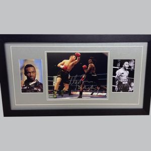 Nigel Benn Signed Colour Photo + 2 Photos