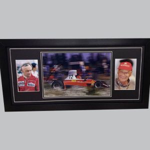 Niki Lauda Signed Colour Photo + 2 Colour Photos
