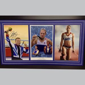Chris Hoy, Steve Redgrave & Jessica Ennis Signed Photos