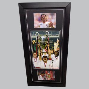 Paolo Maldini Signed AC Milan Colour Photo