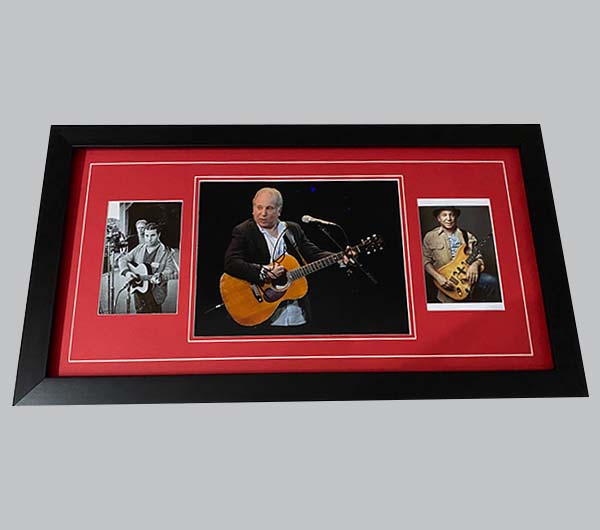 Paul Simon Signed Colour Concert Photo + 2 Photos