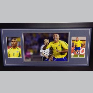 Ronaldo Signed Brazil FC Colour Photo
